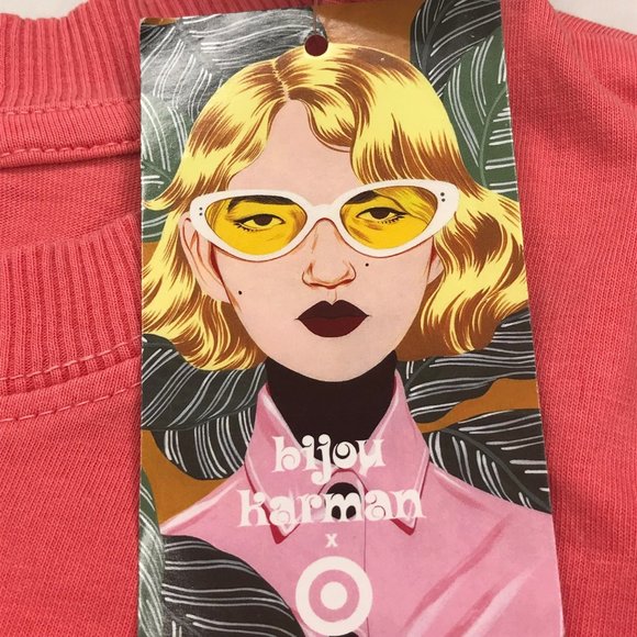 Mad Engine Women's Short Sleeve Bijou Karmen Graphic Tee Shirt XS New With Tags - Picture 3 of 13